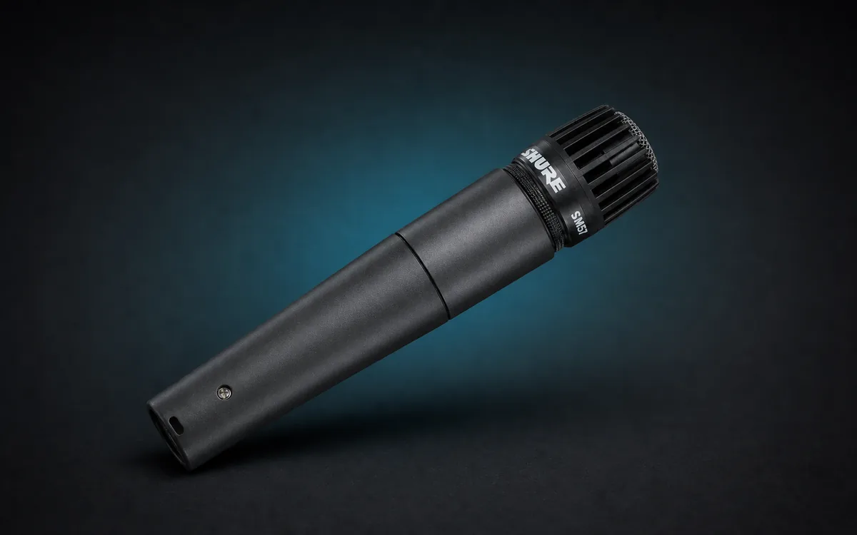Shure SM57 dynamisk instrumentmikrofon